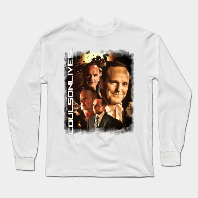 Coulson Lives CGU Long Sleeve T-Shirt by Clark Gregg University